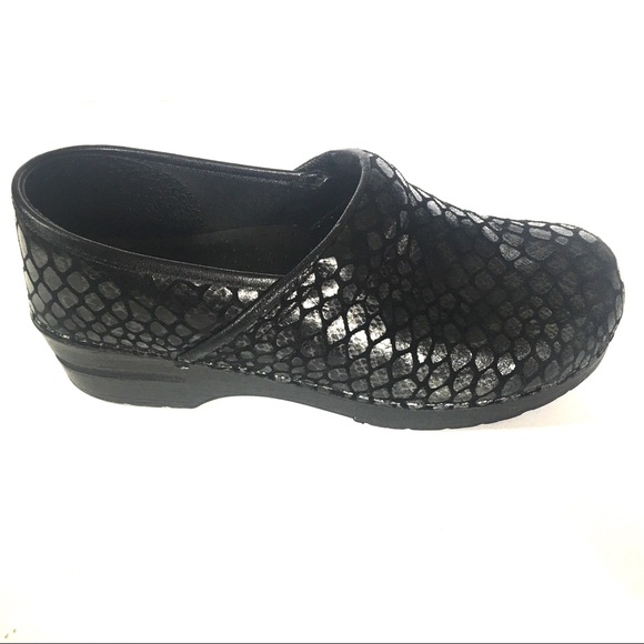 sanita black clogs